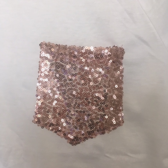π Sequin Pocket Tee - Picture 3 of 5